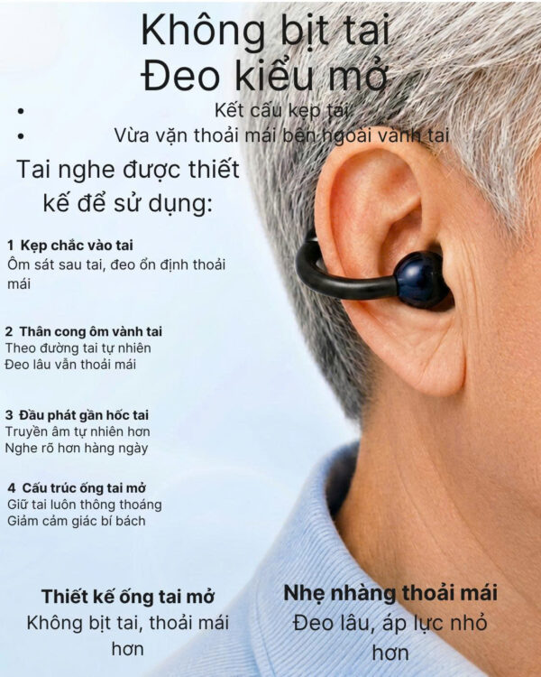 Máy Trợ Thính Kẹp Tai 32 Kênh Cao Cấp ENNO- EN-D38 - Ảnh 8