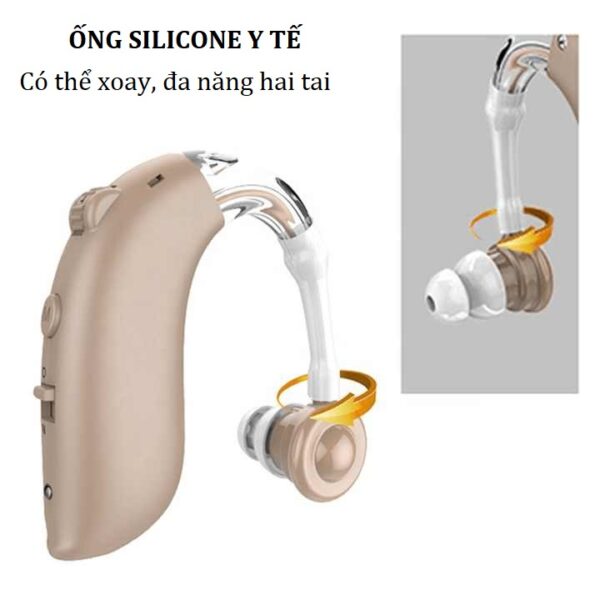 Máy trợ thính GM-G25 đeo vành tai sạc pin - Ảnh 5